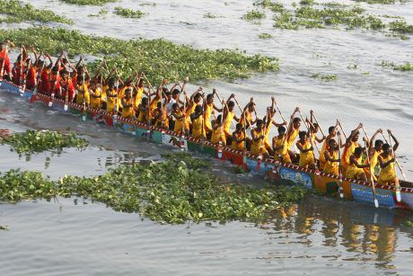 Rowing competition on Buriganga River